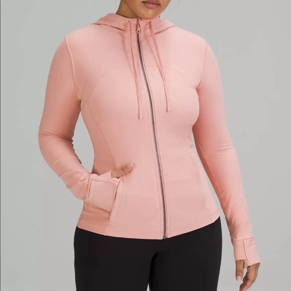 Hooded Define Jacket *Nulu in Pink Puff size 12 NWT